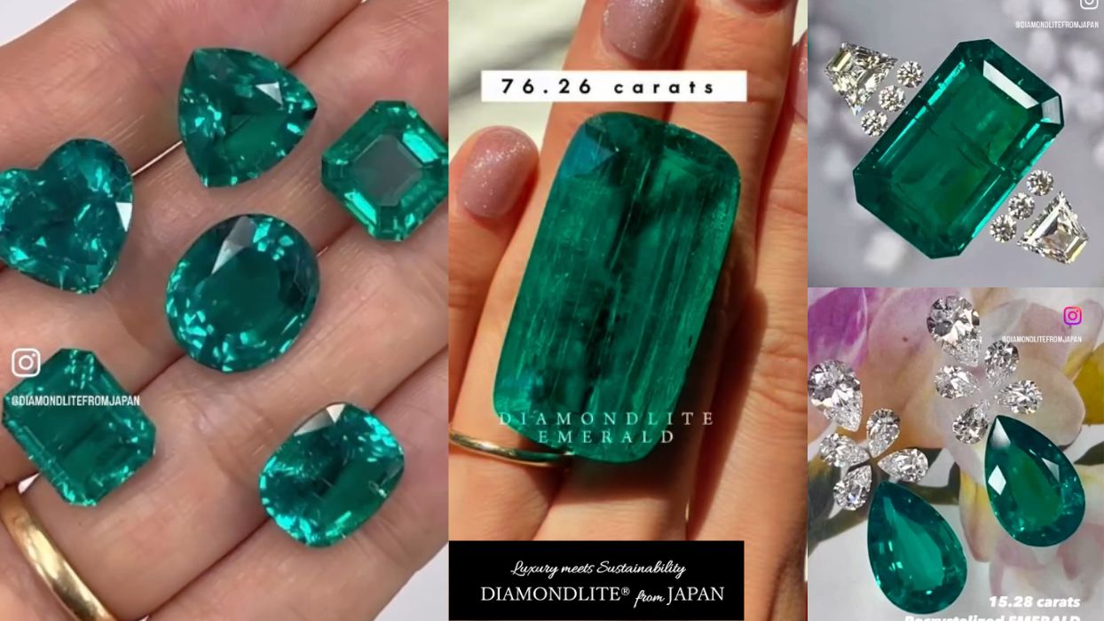 Recrystallized Emerald Gemstone