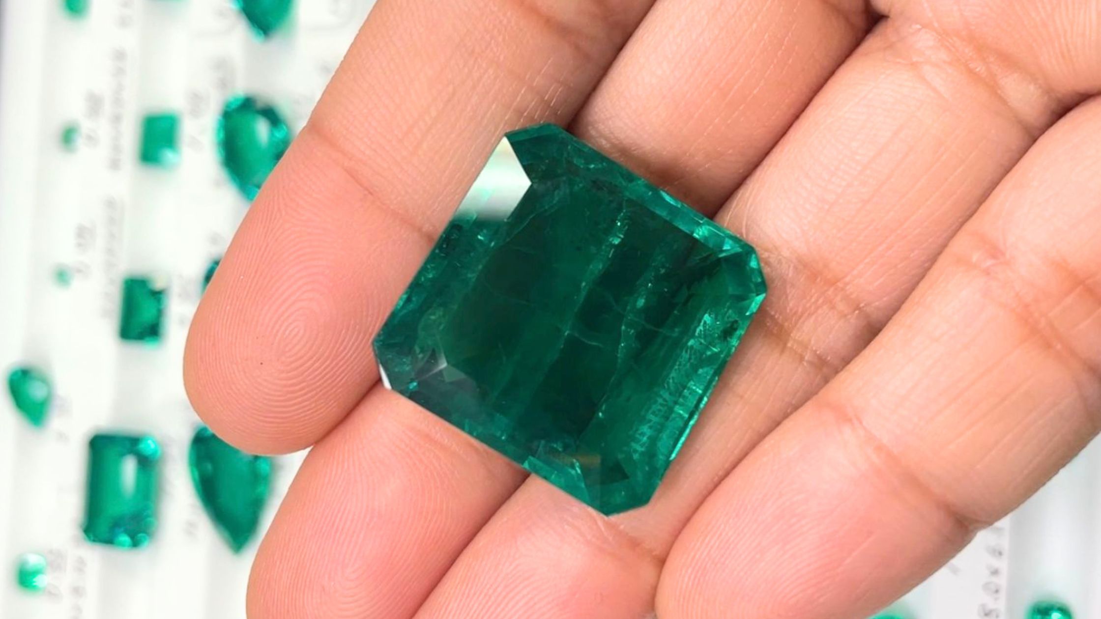 Recrystallized Emerald Gemstone